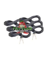 Guitar Cords (6 Pack) Instrument Cable by FAT TOAD - 20FT Wires 1/4 Inch... - $58.80 CAD