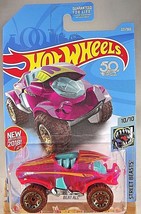 2018 Hot Wheels #221 Street Beasts 10/10 BEAT ALL Pink/Teal w/Gold Beadloc Spoke - £6.06 GBP