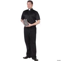 Priest Costume Adult Men Halloween Party One Size Catholic Religious FW5... - £39.14 GBP
