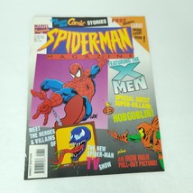 Spider-Man Magazine #8 1994 Marvel Comics Venom Wolverine Cards Masterpi... - $29.69
