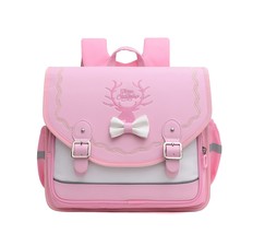 School Bags Girls Orthopedic Backpack Cute Waterproof PU SchoolBag for Teenage F - £58.71 GBP