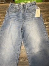Women&#39;s High-Rise Wide Leg Jeans - Universal Thread Light Wash 2 Short. ... - $19.79