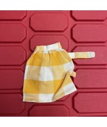 Vintage Barbie Doll Yellow White Plaid School Uniform Skirt Skipper Unkn... - $24.54 CAD