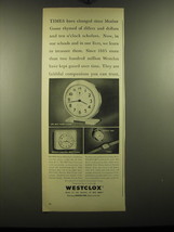 1948 Westclox Ad - Big Ben Chime Alarm Clock, Belfast Electric Wall Clock - £14.77 GBP