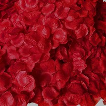 4600Pcs Red Rose Petals For Romantic Night For Her Set, Artificial Roses... - £13.31 GBP