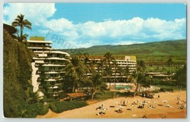Sheraton Maui Hotel Hawaiian Island Hawaii Vacation Postcard Travel Vtg - £9.96 GBP