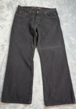 Old Navy Mens Jeans Black Size 36x30 Loose Built In Tough Straight 100% ... - £11.07 GBP