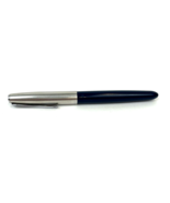 Vintage Parker 21 Fountain Pen Navy Blue Chrome Trim USA  - €32,14 EUR