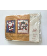 Needlepoint Kit Candy Cane Santa #2179 by Creative Circle 1981 New Open ... - $23.36