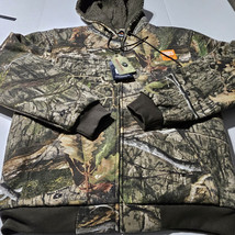 Ridgecut Toughwear Sherpa Fleece Lined Hoodie Workwear Mens L Camo Mossy... - $47.89