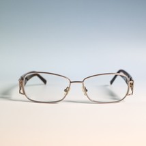 Elizabeth Arden EA 1075A-1 eyeglasses frames brown metal oval 56-15 135 N4 - $41.80