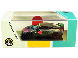 BMW i8 Zero Liberty Walk Dark Green 1/64 Diecast Car Paragon - £18.80 GBP