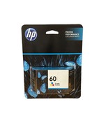 Genuine HP 60 Tri-Color Ink Cartridge HEWDTCC643WN Exp 4/2021 Brand New ... - $12.99