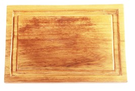 African Iroko Hard Wood Hand Carved Rectangular Solid Chopping Board - £55.82 GBP