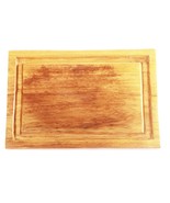 African Iroko Hard Wood Hand Carved Rectangular Solid Chopping Board - £55.26 GBP