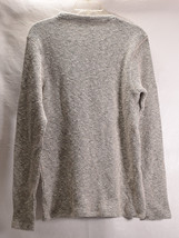Zara Man Mens Crewneck LS Tweed Sweater White Black M NWT - $39.60