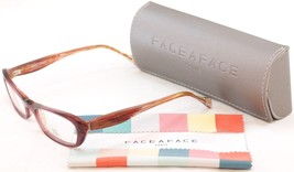 Authentic Face A Face Eyeglasses Frame Roxan 3 567 Purple Brown Plastic ... - £146.99 GBP