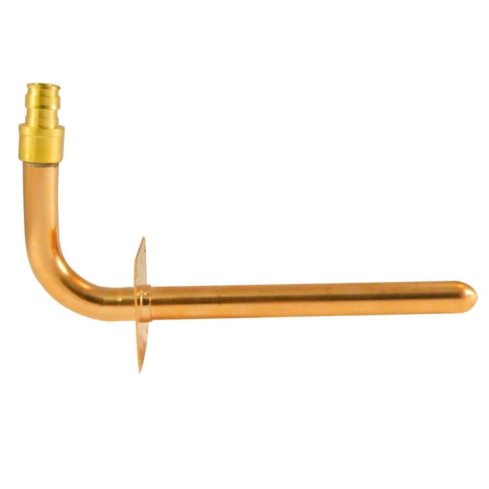 8 in. x 1/2 in. Copper PEX-A Expansion Barb Stub-Out 90-Degree Elbow wit... - $22.04