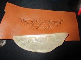 Vintage Harley Davidson Leather Stamp 89x20 mm (3.5 x 0.8 inches ) - £15.40 GBP