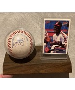 Wayne Kirby Autographed RAWLINGS  BASEBALL Card Display Cleveland Indian... - €12,15 EUR