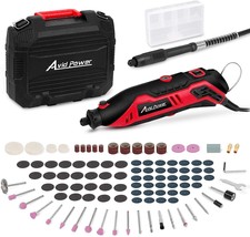 The 107-Piece Avid Power Rotary Tool Kit Variable Speed With Flex Shaft,... - £30.44 GBP