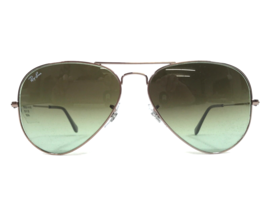 Ray-Ban Sonnenbrille Rb3025 Aviator Large Metal 9002/A6 Kupfer mit Grün Verlauf - $138.59