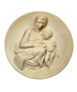 Madonna Pensosa Di Voltezadici figure Plate Vintage by A. Santini Made i... - $473.02 MXN