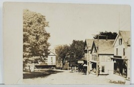 Rppc Bridgport Maine Jeweler, Hair Dresser, Apothecary Early 1900s Postcard O10 - £37.32 GBP