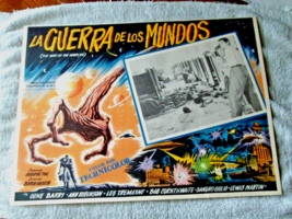 WAR  OF  THE  WORLDS    &quot;16.5 x &quot;12.5      MEXICAN    LOBBY  CARD   !! - £39.95 GBP
