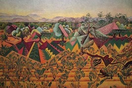 Vines &amp; Olive Tree, Tarragona by Juan Miro - Art Print - £17.57 GBP+