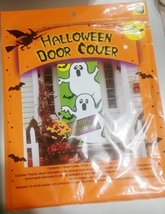 Happy Halloween Door Cover Ghost 30&quot; X 72&quot; White Ghosts - £6.86 GBP