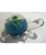 Art Glass Sea turtle paperweight - $17.72