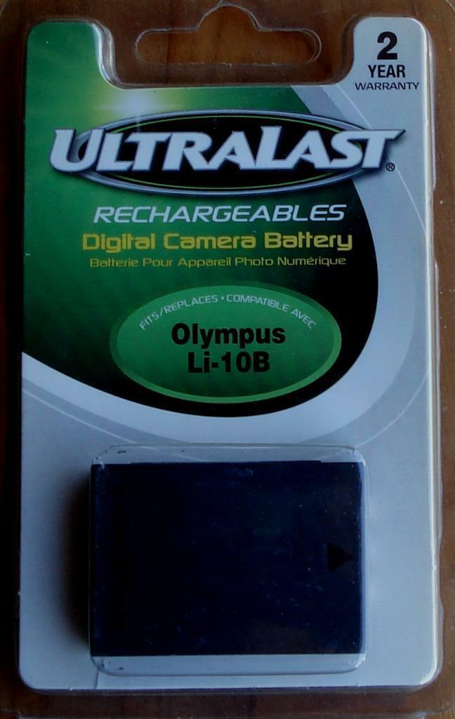 UltraLast Rechargeables Digital Camera Battery - Olympus Li-10B - BRAND NEW - $9.89