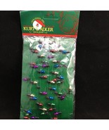 Kurt Adler Christmas mini faux light garland for small trees 9ft - $5.93