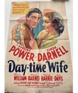 Day-time Wife 1939 vintage movie poster - £157.27 GBP