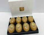 Chanel perfumed egg shape mini soap bars x 8 with hard plastic case box ... - $51.43