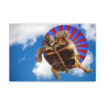 Funny Turtle Silly Turtle Outside Wall Art Ready to Hang Unframed - $71.24+