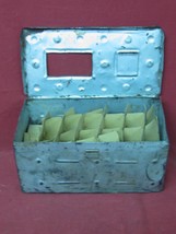 Antique Tin Egg Carrier 2-Dozen Eggs - $49.49