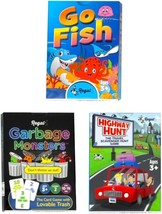Highway Hunt Go Fish Garbage Monsters Card Games Set Family Friendly Fun... - $18.88