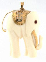 Elephant Unisex Charm 14kt Yellow Gold 269163 - £236.25 GBP