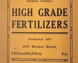 S.M. Hess &amp; Brother Fertilizers Advertising Memo Notebook Philadelphia P... - $8.00