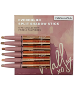 Mally Evercolor Split Shadow Sticks 6pc Set Cafe Latte/Tip Taupe/Warm Smoke - $28.66