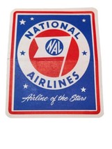 Vintage 1940&#39;s-50&#39;s National Airlines NAL Sticker Luggage Label Wheaties... - $9.99