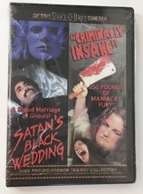 Criminally Insane Satan&#39;s Black Wedding DVD 2005 Cult Shockorama UPC Punch - £14.67 GBP