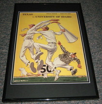 1949 Texas vs Idaho Football Framed 10x14 Poster Official Repro - £38.82 GBP
