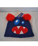 Escape by Polar Extreme Monster Face Kid&#39;s Knit Cap Blue - NWT - $188.49 MXN