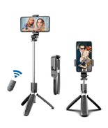 Portable Tripod Selfie Stick for Mobile Phone Photo Taking Live Broadcas... - £16.15 GBP