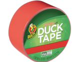 Duck Brand Printed Duct Tape, 1.88&quot; x 10 Yards, Fluorescent Red Rose - £6.25 GBP