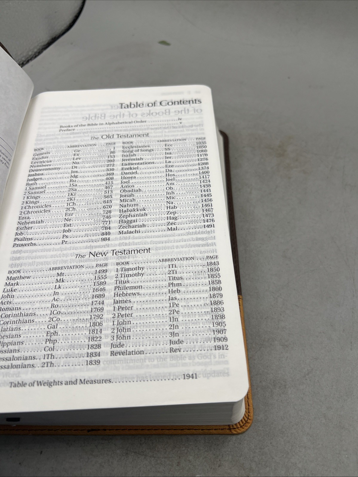 NIV Church  Holy Bible, Large Print By Zondervan 2011, Leather Back Item image 7
