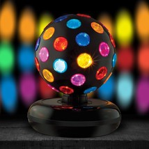 Spinning Disco Ball with LED Lights - for Parties, Lighting, Halloween, Christma - £46.39 GBP